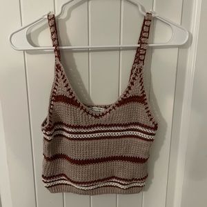American Eagle crochet tank top